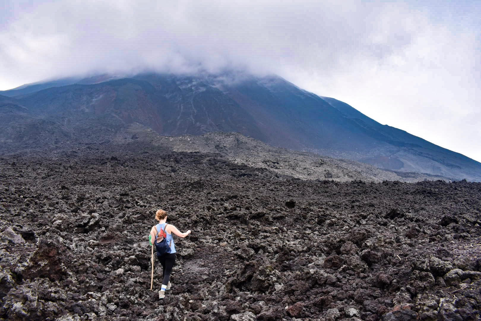 Hiking at Pacaya Volcano