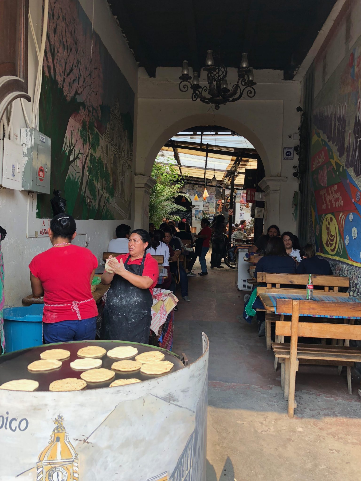 People dining at Rincon Tipica