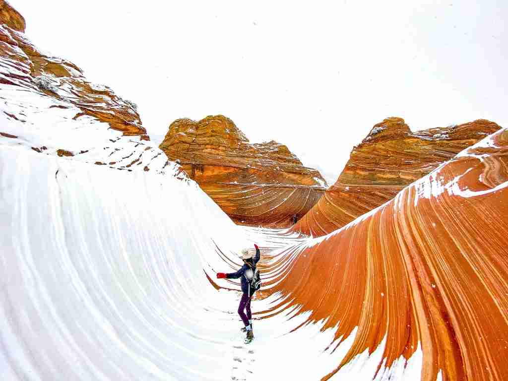 hiking the wave