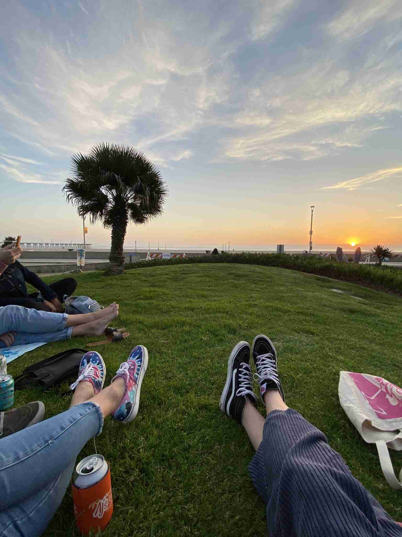 Noble Park during sunset.