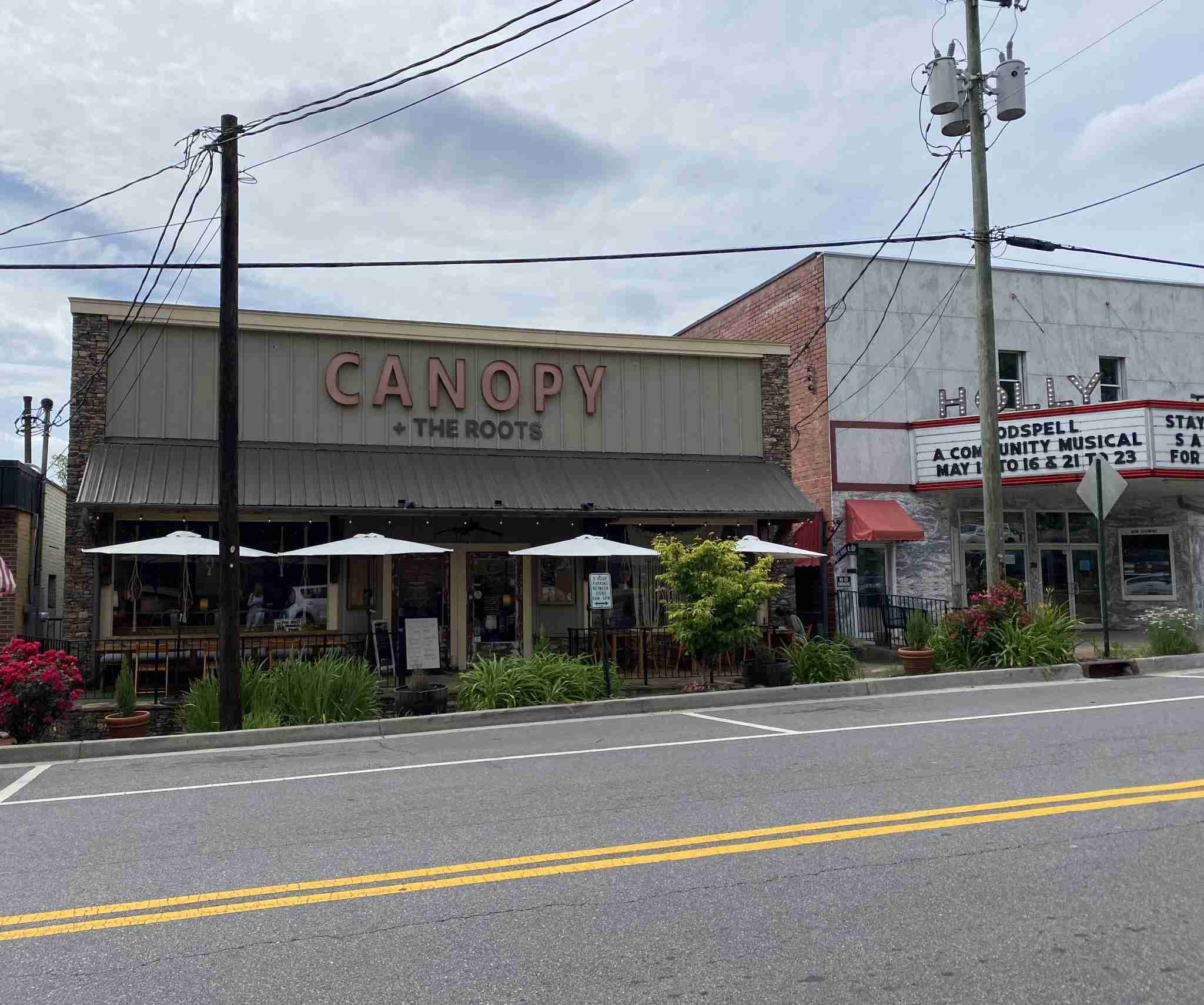 Exterior  of Coffee at Canopy + The Roots