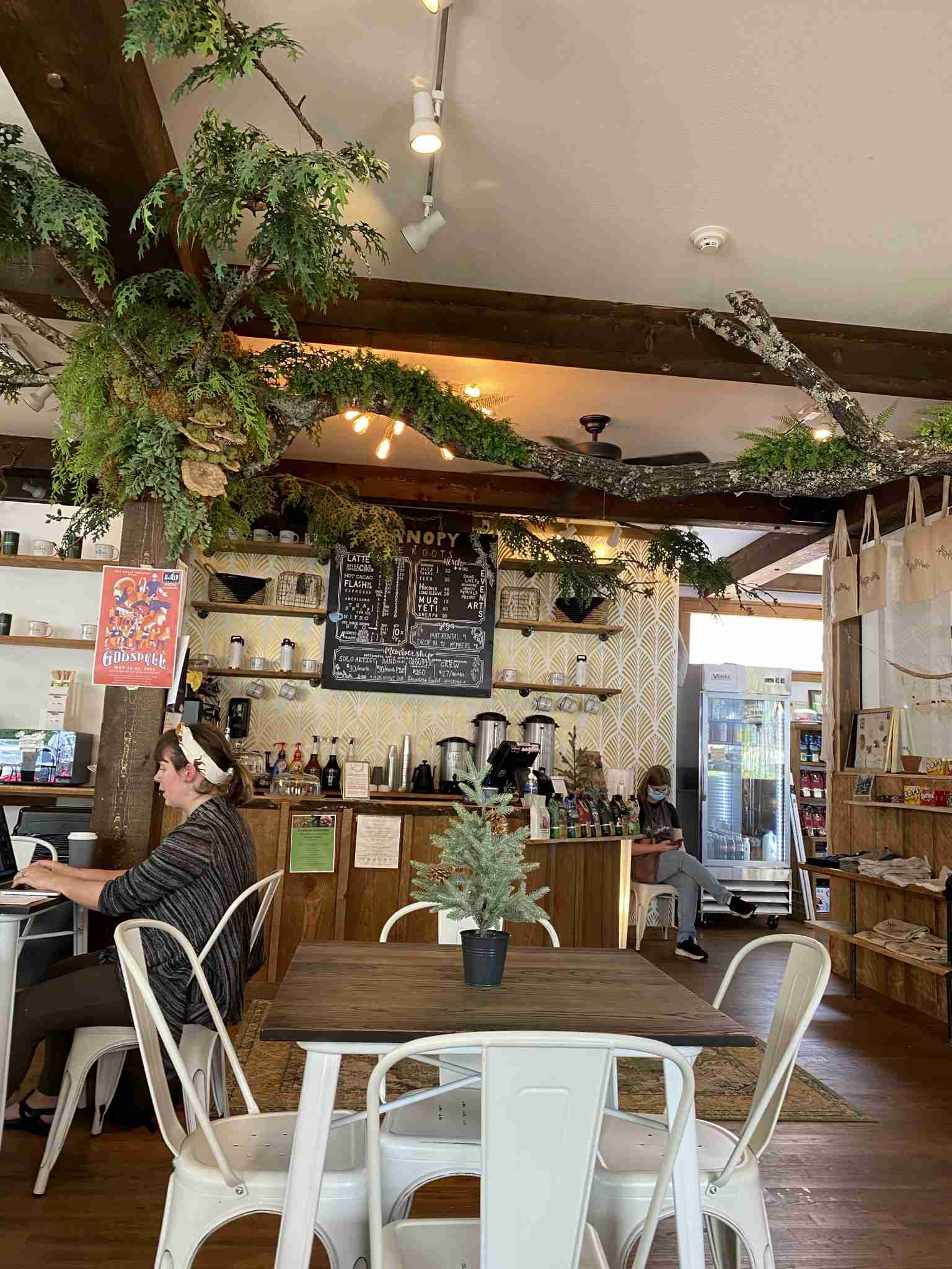 Interior of Coffee at Canopy + The Roots