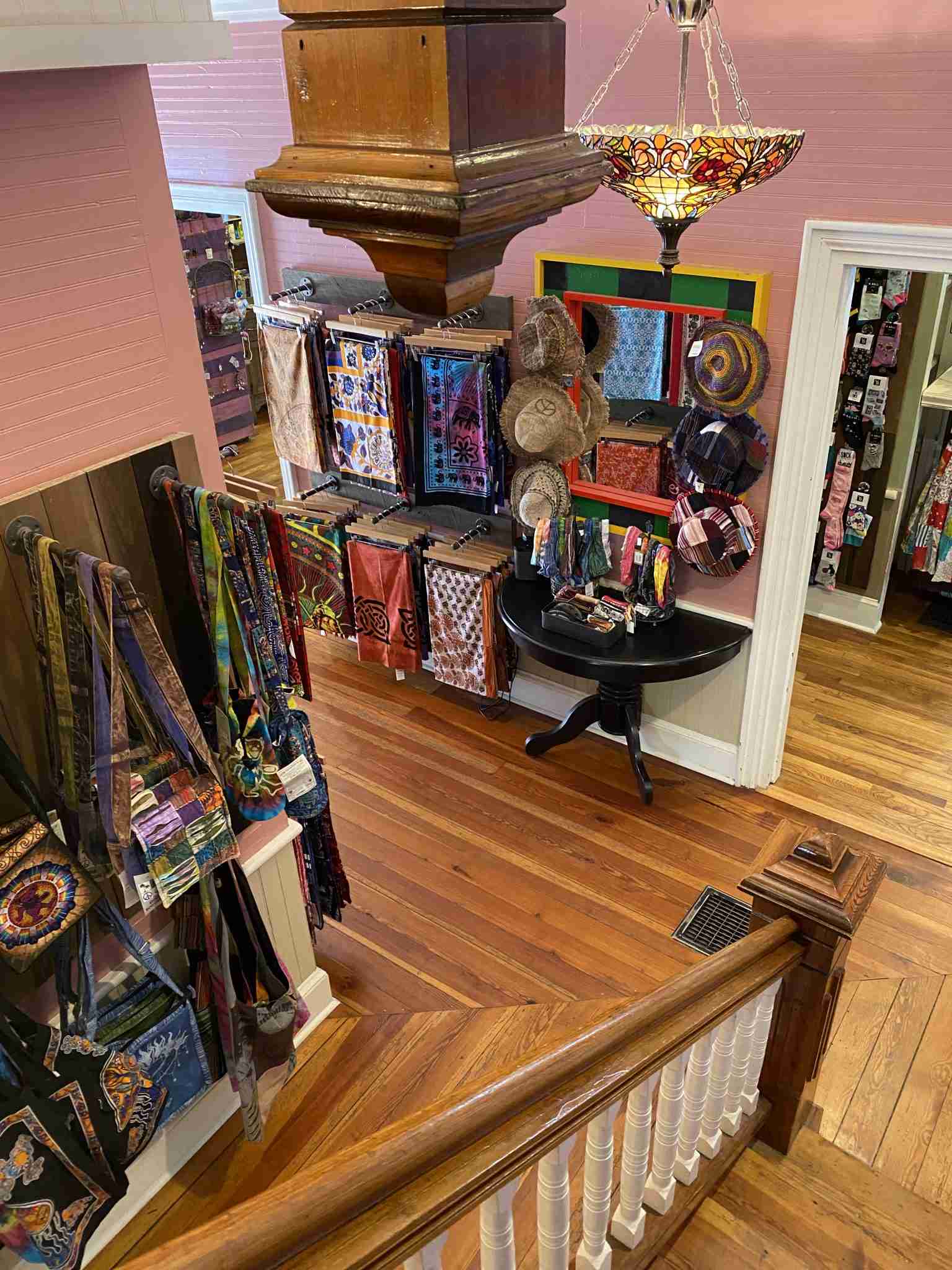 Interior of the Grateful Days store with cute bohemian goods.