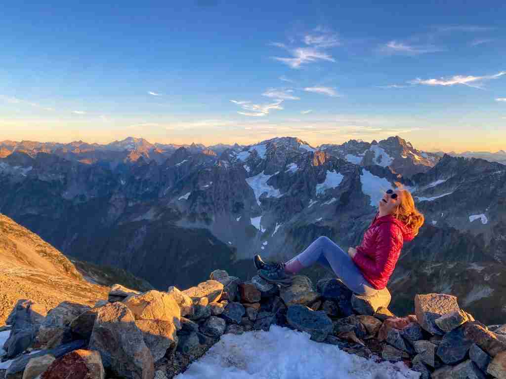north cascades hiking sahale glacier