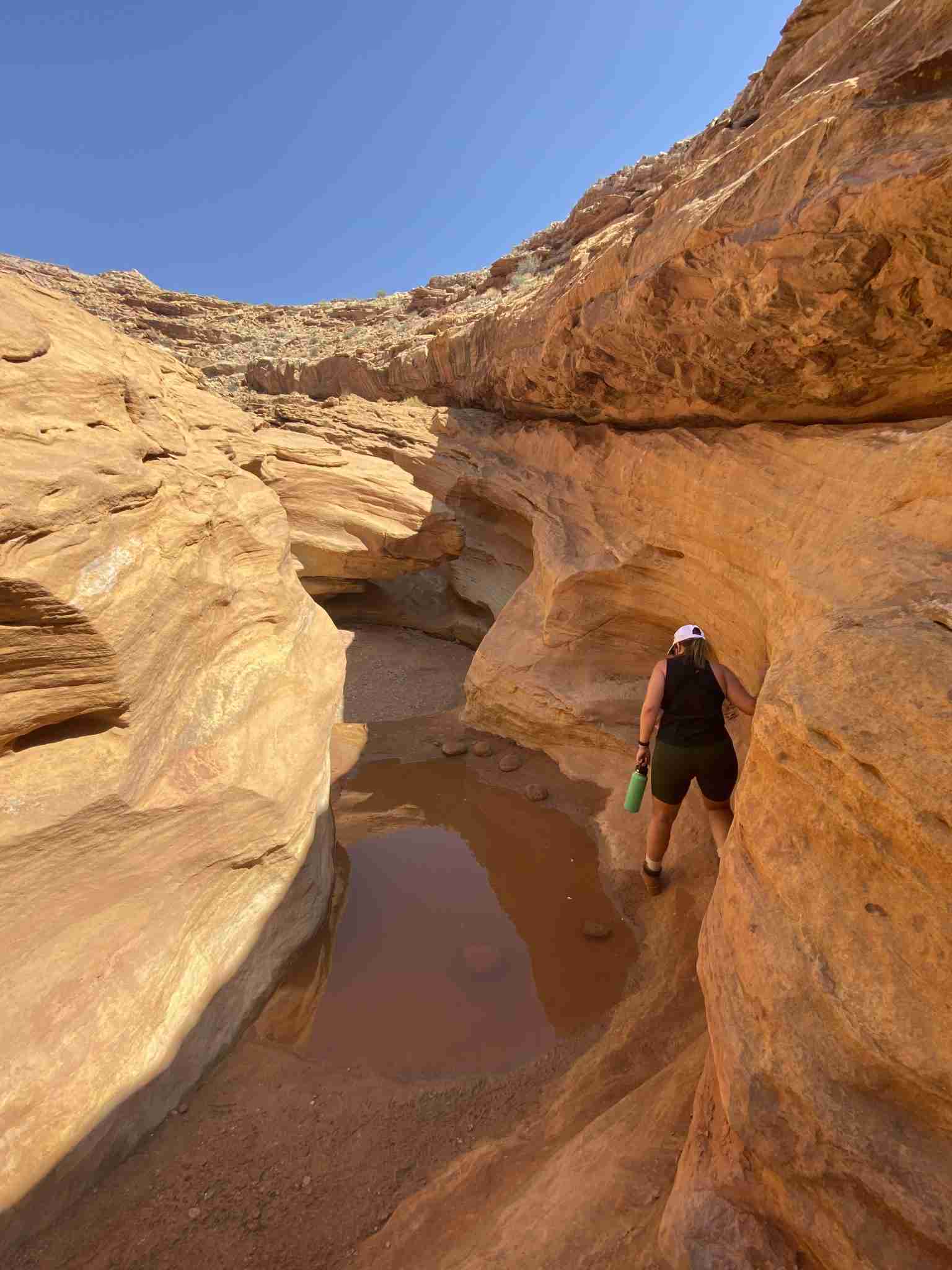 Walking at Little Wild Horse Canyon