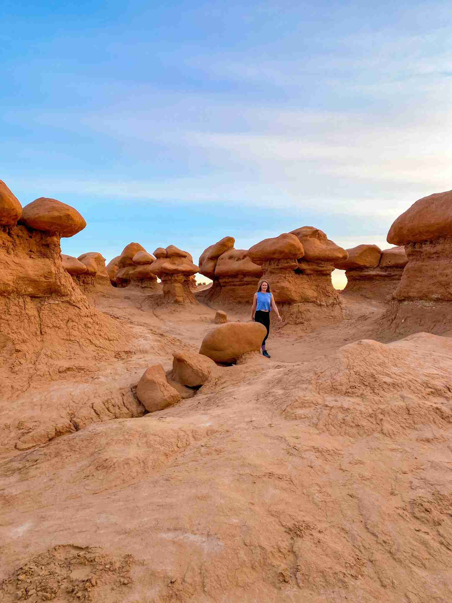 Rock formations at Goblin Valley
