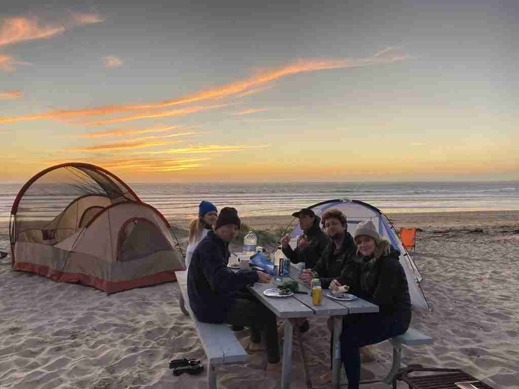 camping in the west coast